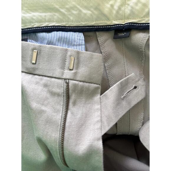 J. Crew Bowery Men’s Gray Slim Fit Stretch Chino Flat Front Cotton 36W/32L - Picture 6 of 7